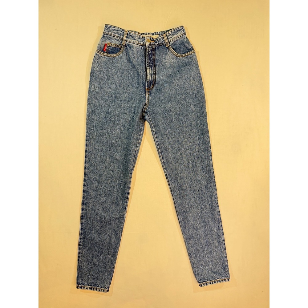 Vintage Bongo Jeans Gene Montesano High Rise Tapered Mom Jeans Light Wash Sz 11